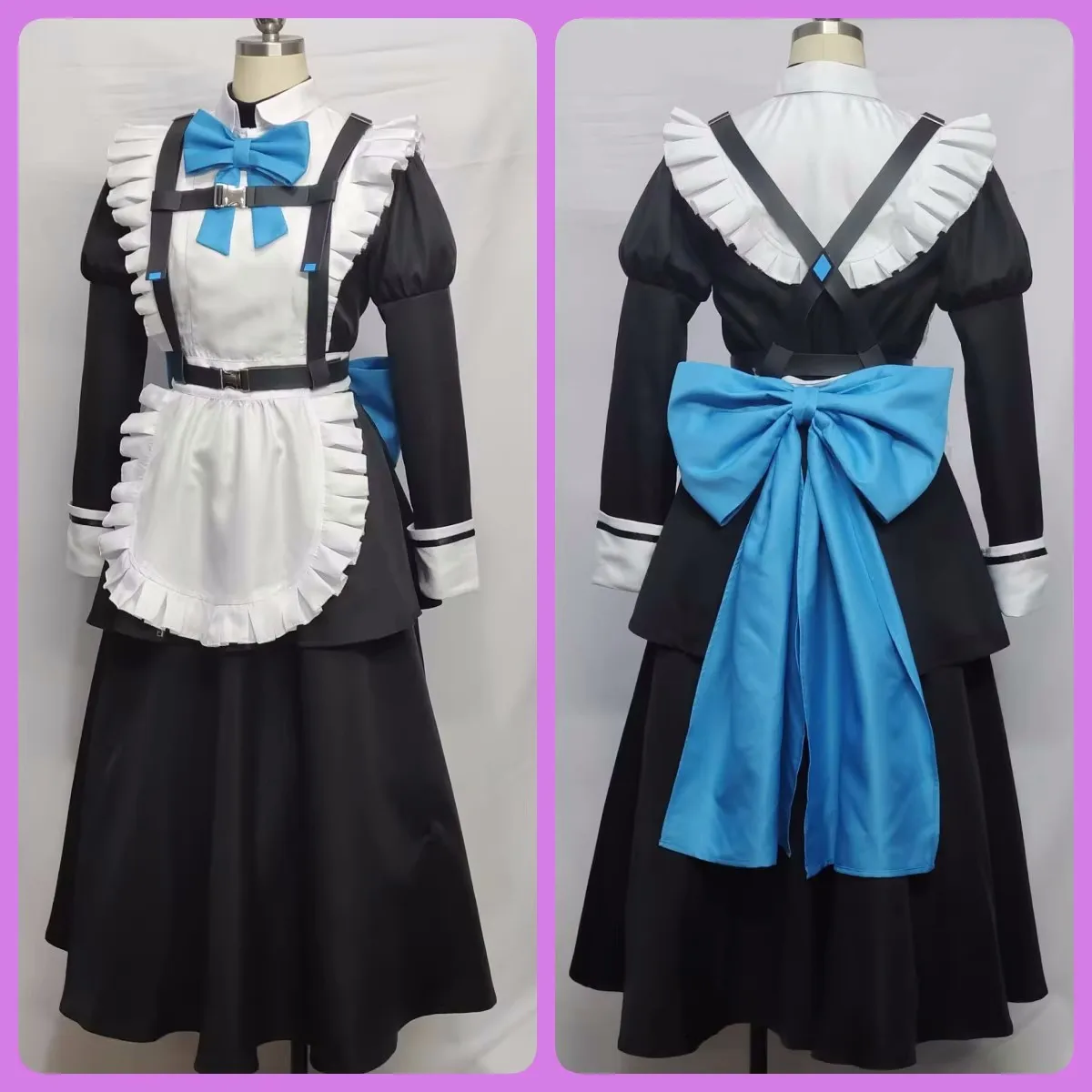 

Anime Blue Archive Toki Asuma Maid Dress Game Cos Suit Cosplay Costume Lovely Uniform Halloween Party Role Play Outfit Clothing