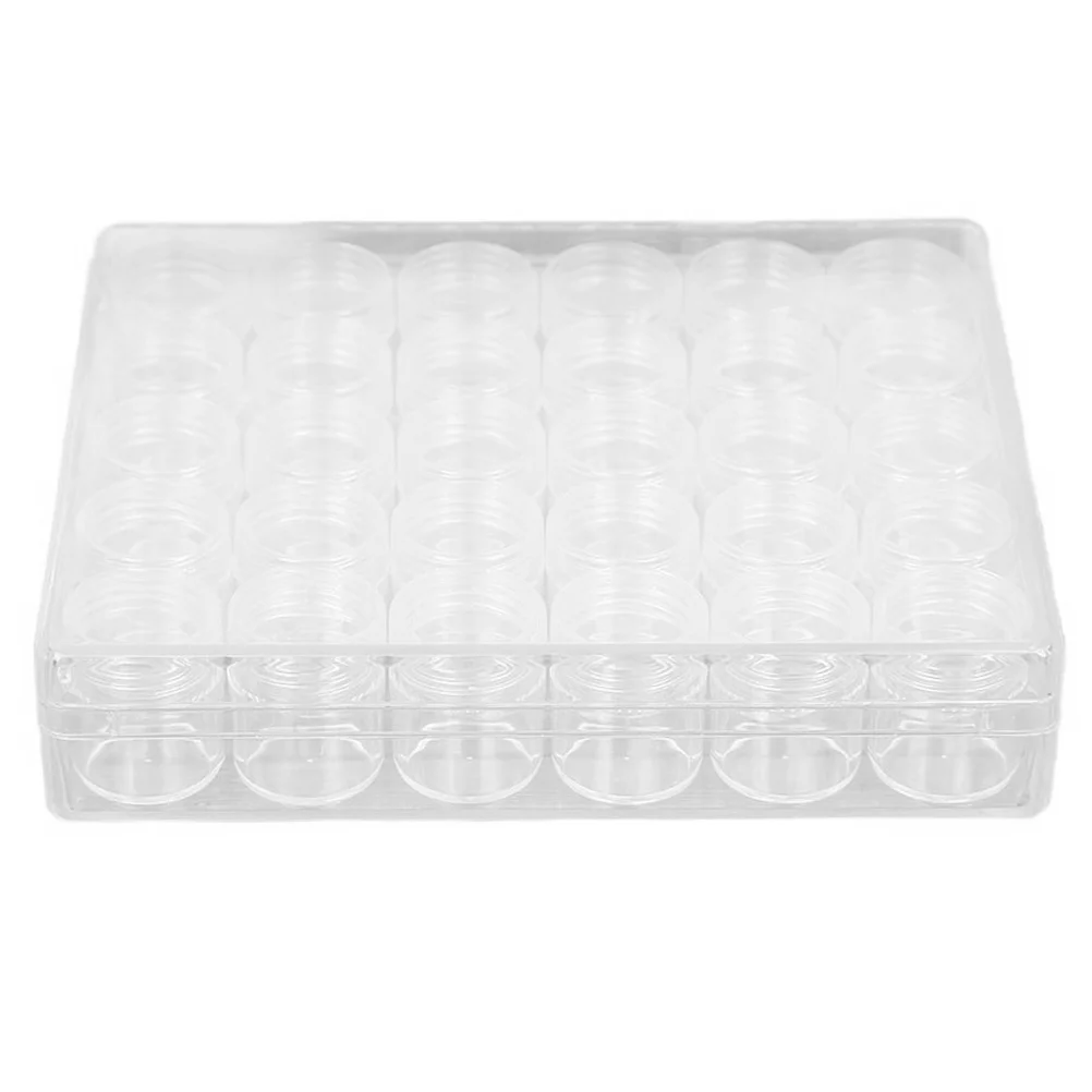1Set 6g Small Transparent Plastic Cosmetics Jars Leakproof Portable Cream Container Travel Sample Box Creams Container