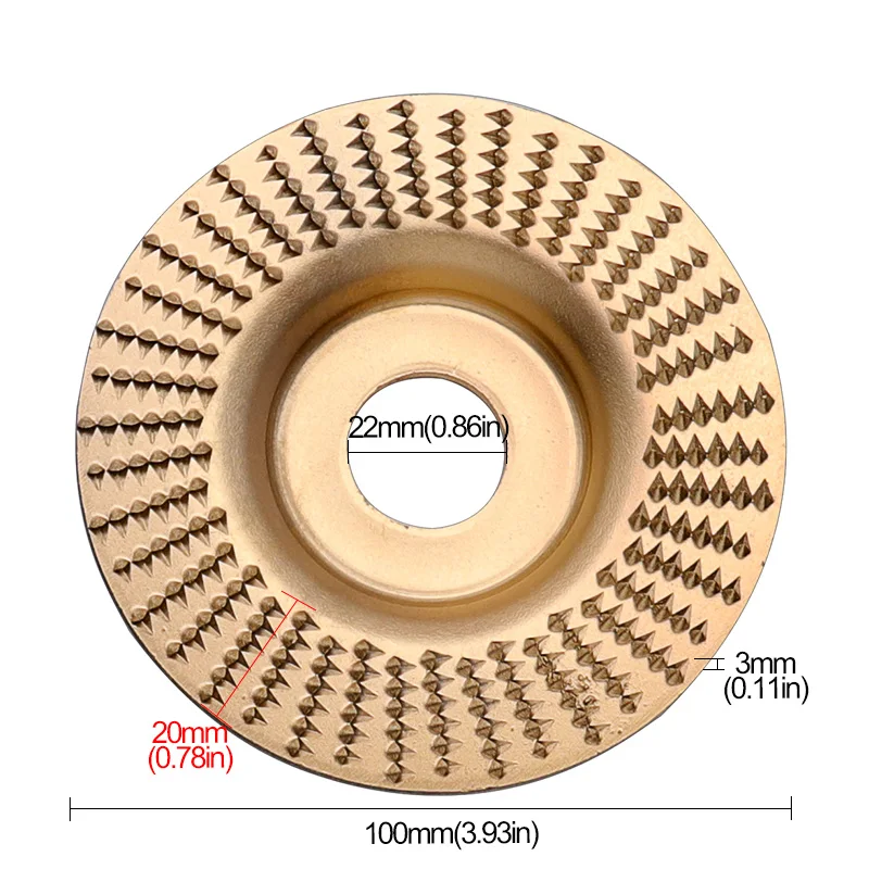 Angle Grinder Polishing Disc Woodworking Grinding Thorn Disc Flat Disc Plastic Polishing Wheel Wood Tea Plate Root Carving Tool