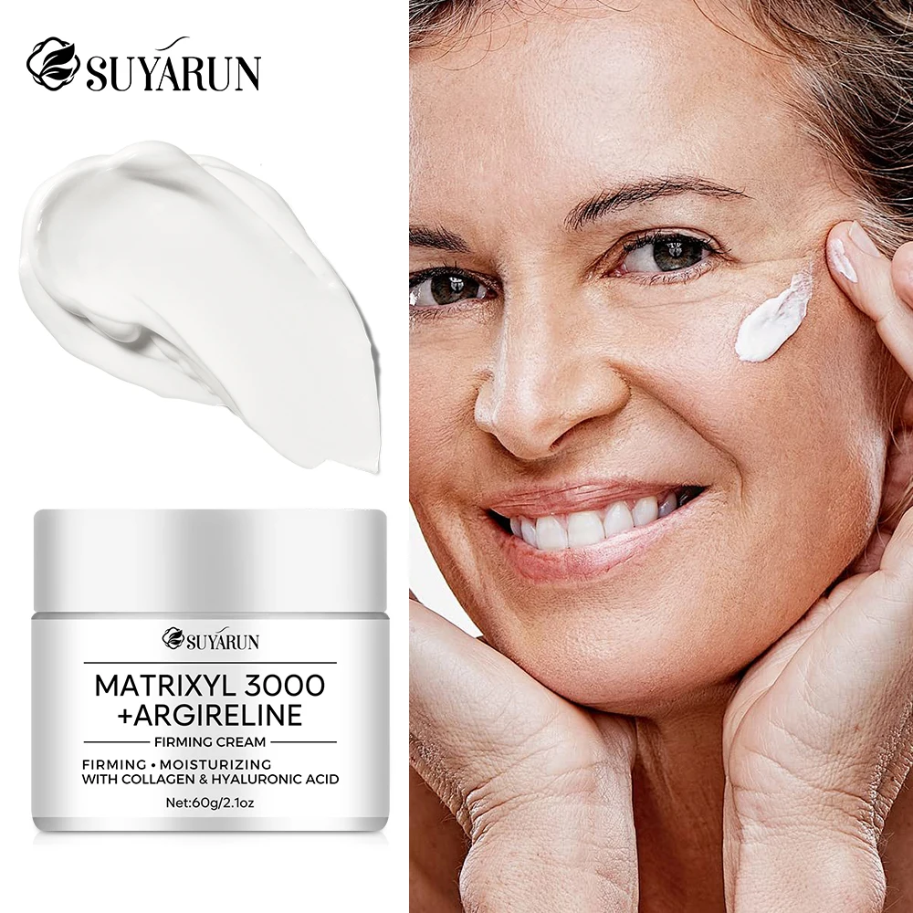 SUYARUN Matrixyl 3000+Argireline crema reafirmante Previene la rugosidad, mejora la sequedad, levanta y reafirma la piel.