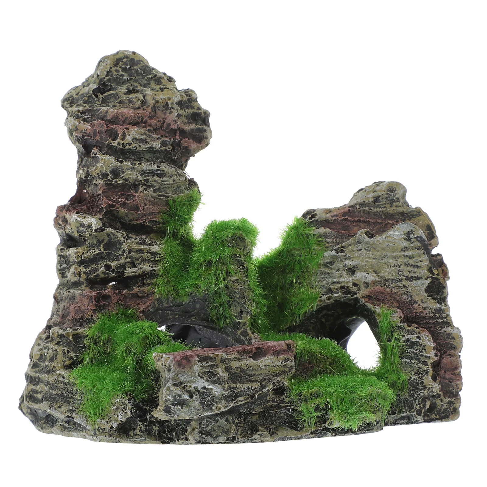 

Aquarium Resin Moss Hill Artificial Fish Tank Landscape Decoration Natural Rockery Aquarium Mountain Fish Tank Hill