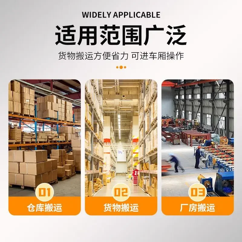 Manueller hydraulischer Gabelstapler, 1 Tonne, 2 Tonnen, halbelektrischer Hubwagen, Handschub, Rinder, kleiner Gabelstapler