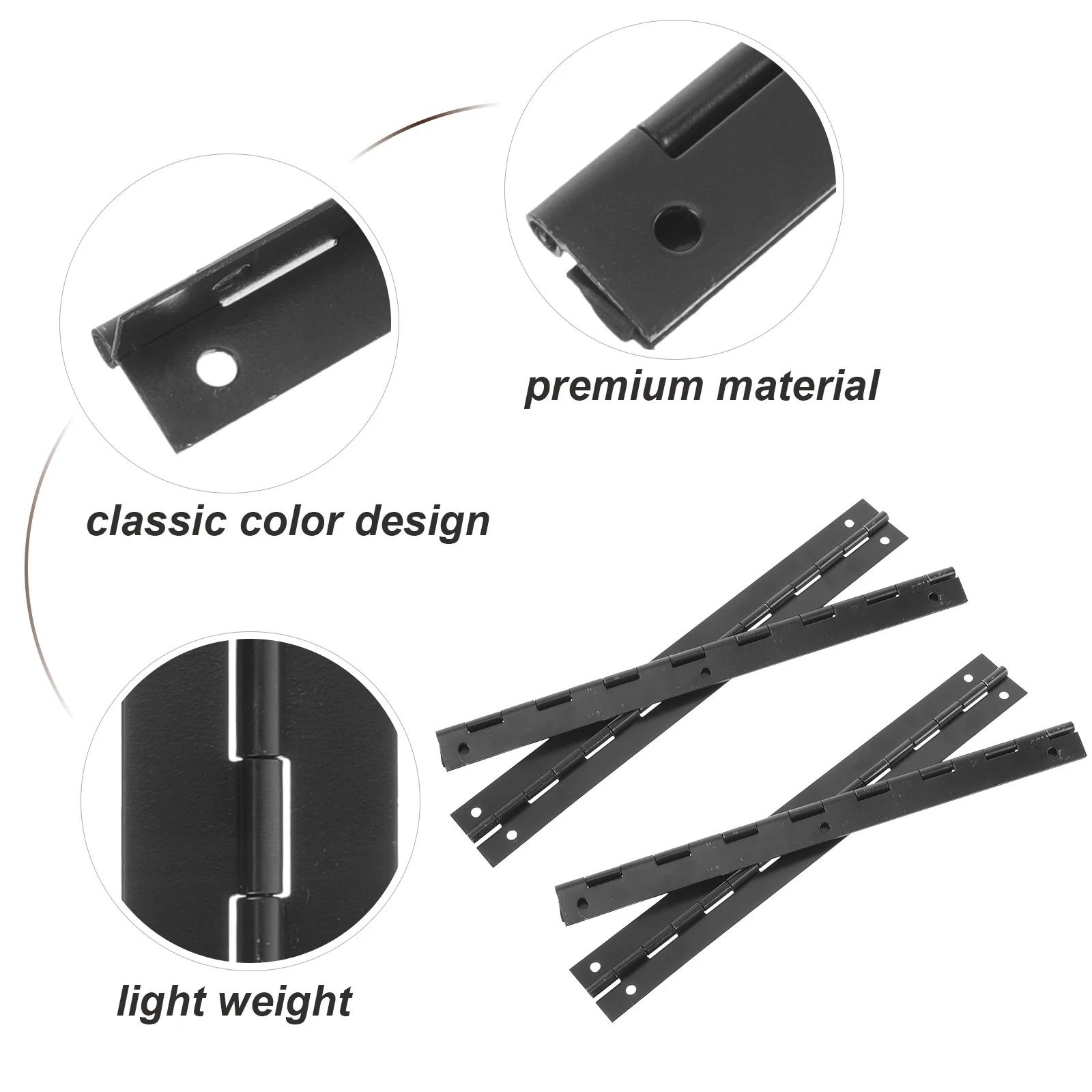 

4pcs Long Jewelry Long For Jewelry Box Iron Heavy Duty Metal For Wooden Box Decorative Retro Hinges Wood Case Hinges