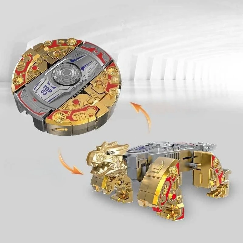 Transfiguratie Dinosaurussen Fidget Spinner Speelgoed Scholieren, beoordenaars Anti Stress Angst Drukbestendig Mute Speelgoed Gift