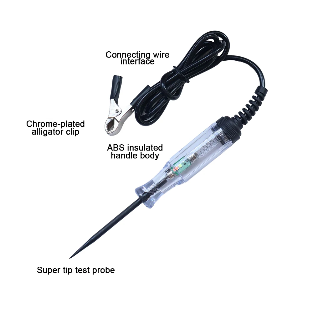 DC3-48V Voltage Tester Pen LCD Digital Display Voltage Measuring Pen Car Circuit Tester Auto Repair Tools