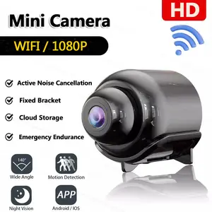 Bilashmart Mini Camera 1080P HD Wifi Night Vision Motion Detection Video Camera Home Security Camcorder Audio Video Recorder No Memory Card