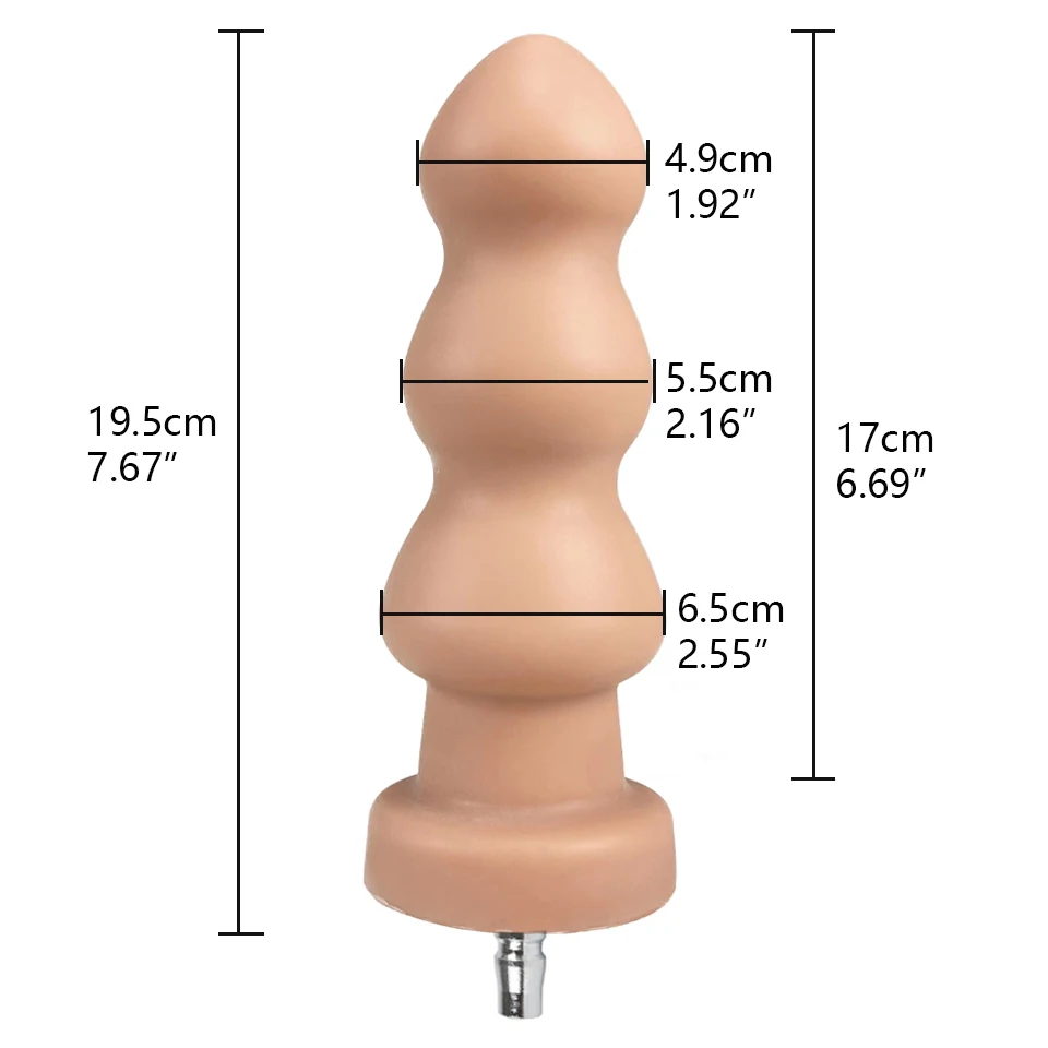 ROUGH BEAST-U-Lock Anal Dildo Anexo para Máquina Sexual, Feminino e Masculino Masturbador, Brinquedos Sexuais, Máquina de Masturbação