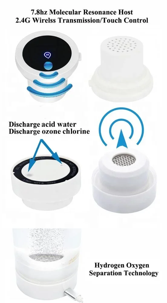 2019 MRETOH Molecular Resonance Water Bottle 7.8hz Water Activator Touch Button 2.4G Wireless Control USB