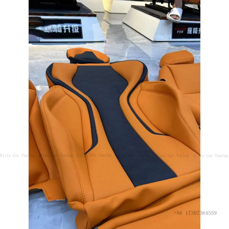 Hot Sale for BMW 5 Series Upgraded to M3 Style Real Leather Seat Covers  E90 91 92 93 21 30 36 46 F30 31 34 35 G20 G21