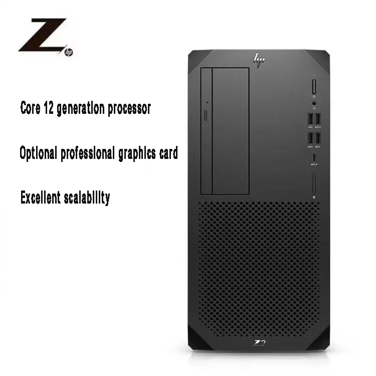 HPs Z2G9 Workstation desktop computer host i7-12700/16G NECC/256G SSD+1T SATA/ Integrated graphics card /USB Wired Keymouse