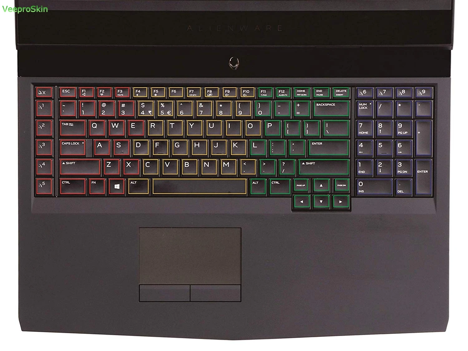 

Для Dell Alienware 18 (2013 версии) 17 R2 R3 R4 (2015/2018 версия) Alienware 17 R5 (2018) Защитная крышка для клавиатуры