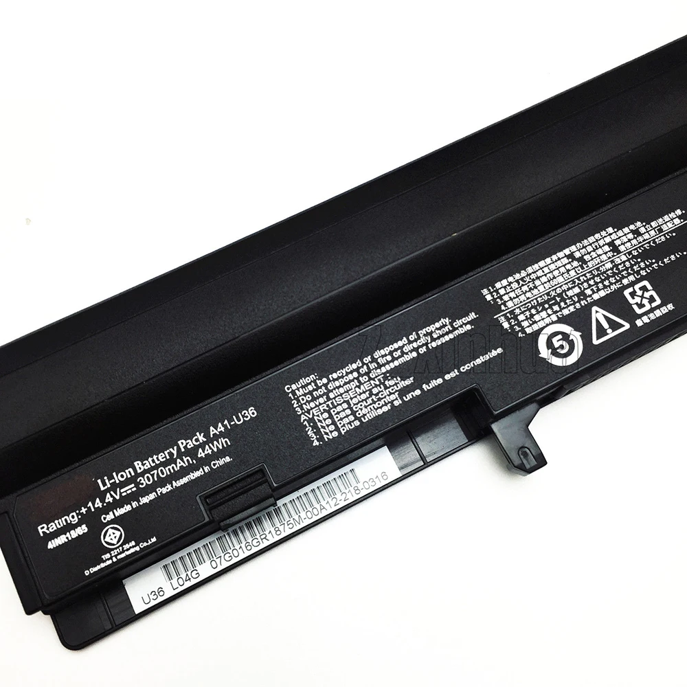 Imagem -02 - Original Genuíno A42-u36 14.8v 5800mah Bateria do Portátil para Asus U36j U36k U36sd U36sg U82e U82u U84s X32u Células Novo