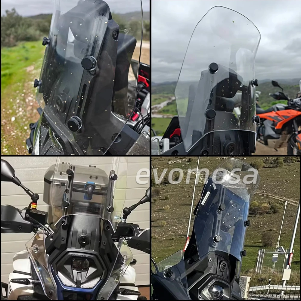 For VOGE 800 DSX DS800X Rally DSX 800 Motorcycle CNC Side Wind Deflector Windshield Spoiler GPS Mount Bar Bracket Extension Bar