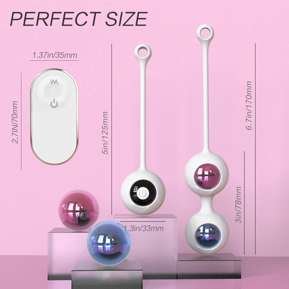 9 Speed Kegel Balls Vibrator Wireless Remote Vaginal Geisha Ball Tighten Trainer Vibrating Egg Adult Sex Toys for Woman