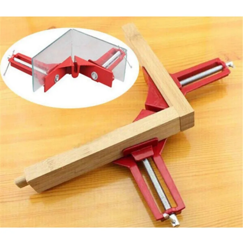 90 Degrees Angle Clamp Right Angle Woodworking Frame Clamp DIY Glass Right Angle Clamps Toggle Clamp for Woodworking