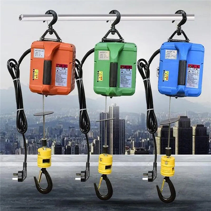 0.5 Ton 500kg 8m Mini Wire Rope  Hoist Domestic Light Industrial Lifting Equipment