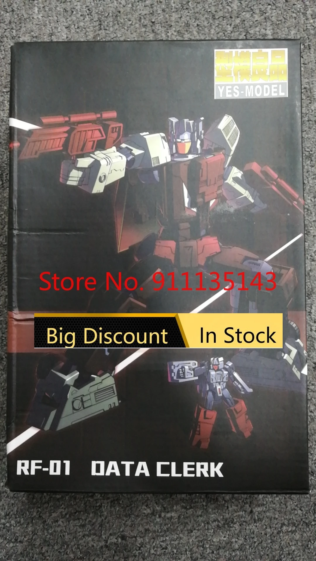 

YesModel YM-11 YM11 Chromedome RF-01 Data Clerk In Stock