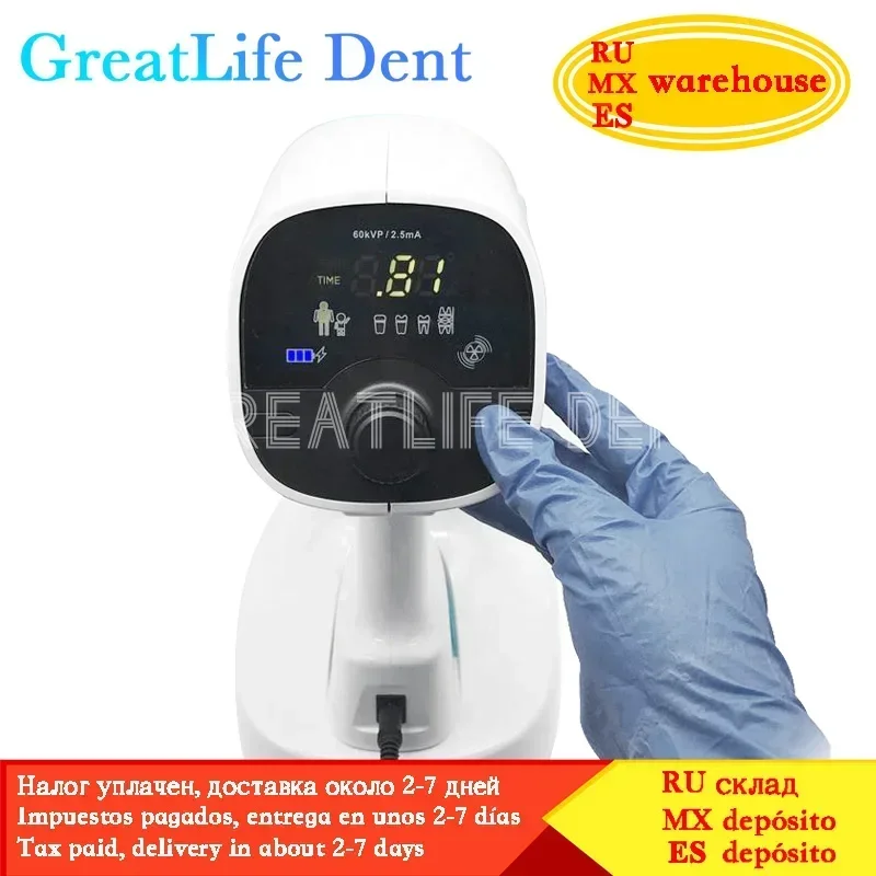 Greatlife Dent Original Hyperlight Portable Dental X Ray Camera Nanopix Ali Rvg Sensor Image X-ray Machine Mexico RU EU In Stock