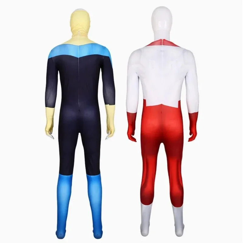 Cosdui Invincible Mark Grayson Cosplay Fantasia Kostüm Zentai Overall für Erwachsene Männer Outfits Verkleidung Halloween Karneval Party