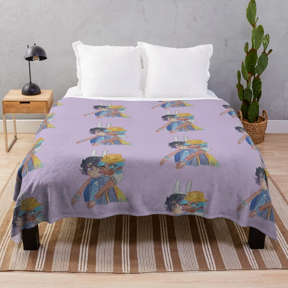 Traditionally colored Easter Garry and Yuri Throw Blanket Blankets For Sofas Personalized Gift Summer Beddings manga Blankets