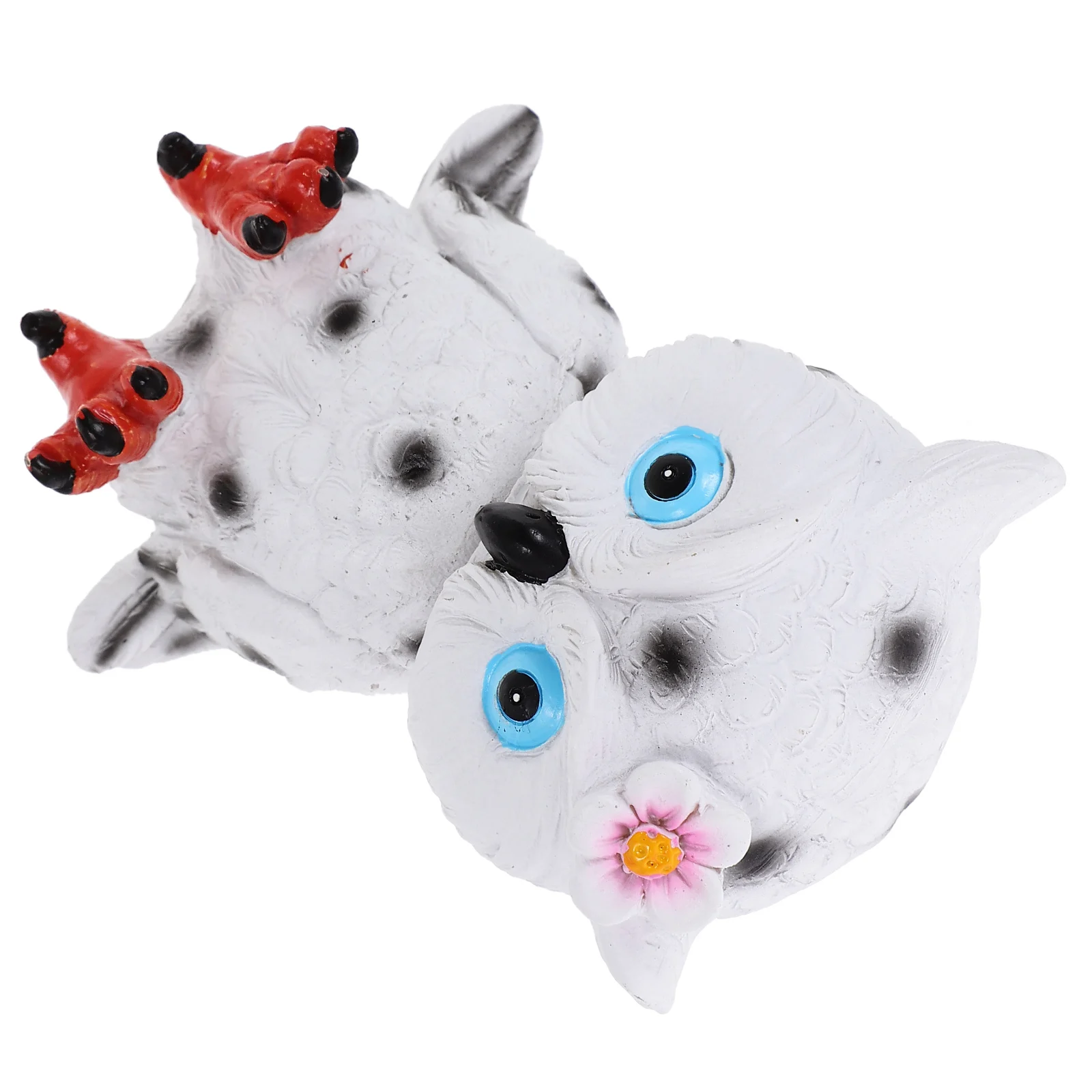 

Cute Statue Desktop Decor Sculpture Cartoon Animal Home Garden Decoration Small Ornament Resin Landscape Adornment Garden