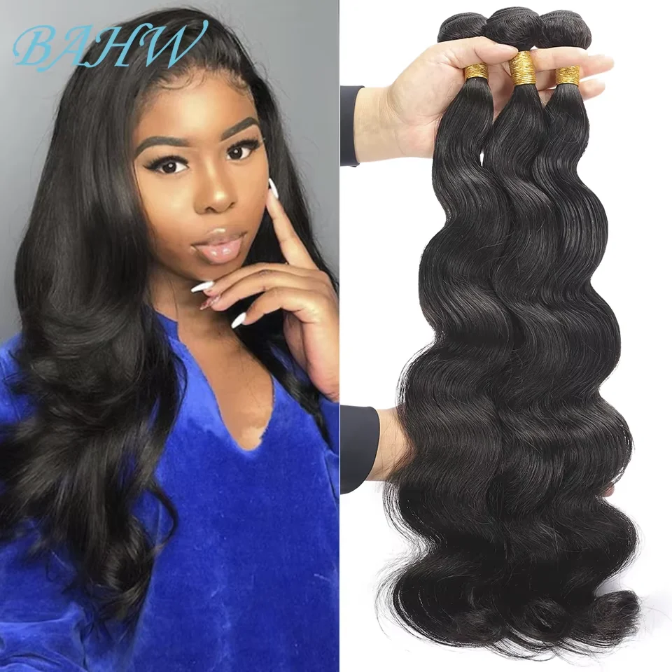 Peruvian Body Wave Bundles 100% Raw Human Hair Body Wave Natural Black Bundles Virgin Hair Weave Bundles Deals Hair