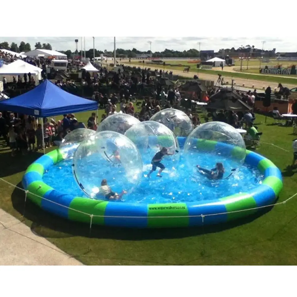 Round Large Colorful Inflatable Swimming Pool for Summer Water Walking Balls Fishing Zorb Balls Games