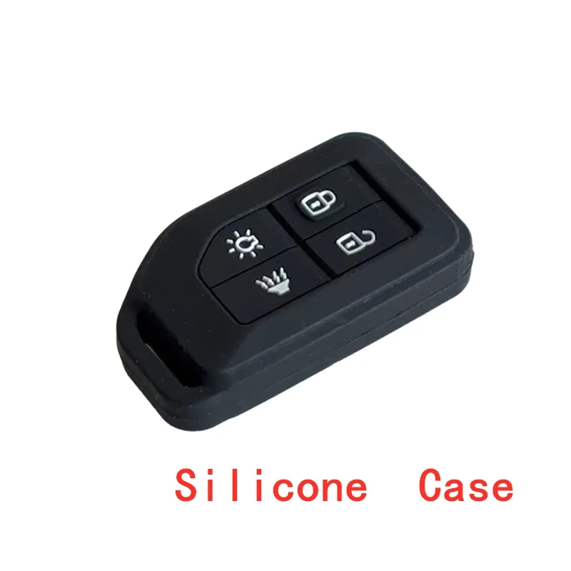 1/10/50pcs DIY  Silicone Remote Key Cover Car Key Case Keychain For Volvo FH16 CARGO 555 FM 4 Button Auto Accessories