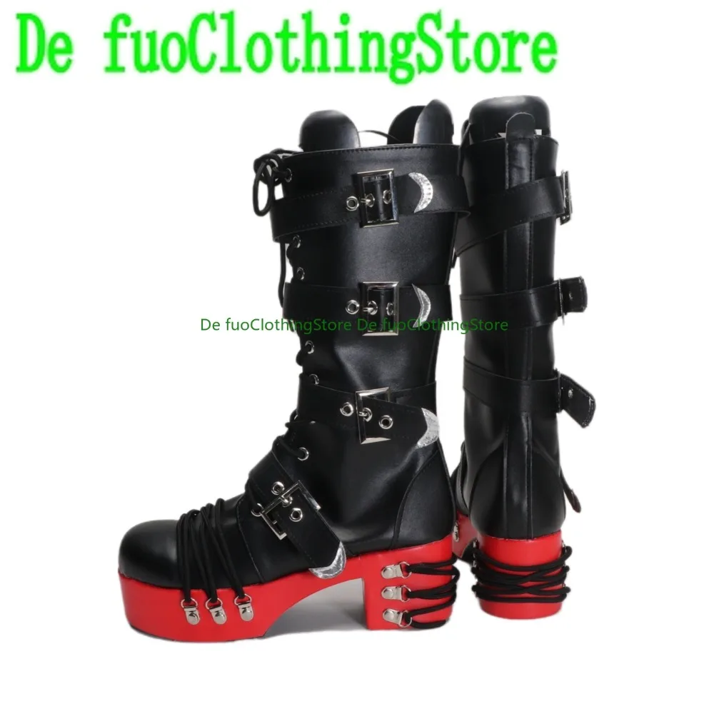 

DefuoClothing Or Alive Marie Rose Cosplay Shoes Anime Game Role-playing Halloween Costume Props