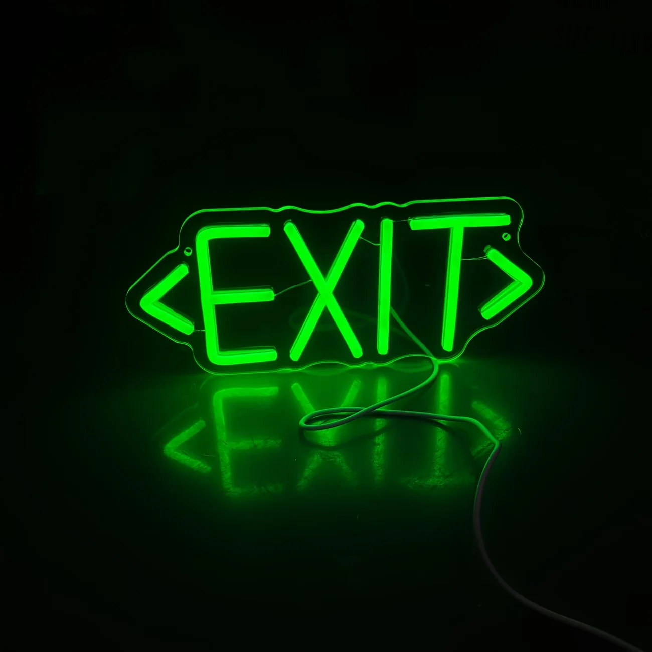 Exit Arrow Neon Light for Wall Decor,for Bar,Club, Restaurant,Salon,Hotel,Office,Game Room,Basement,Indoor Business Display Sign