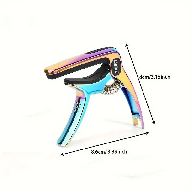 Guitar Capo Multi-function Tools 3-in-1 Function Capos Suit for Acoustic Electric Guitar for Tuning Clamp with Nail Puller Tools