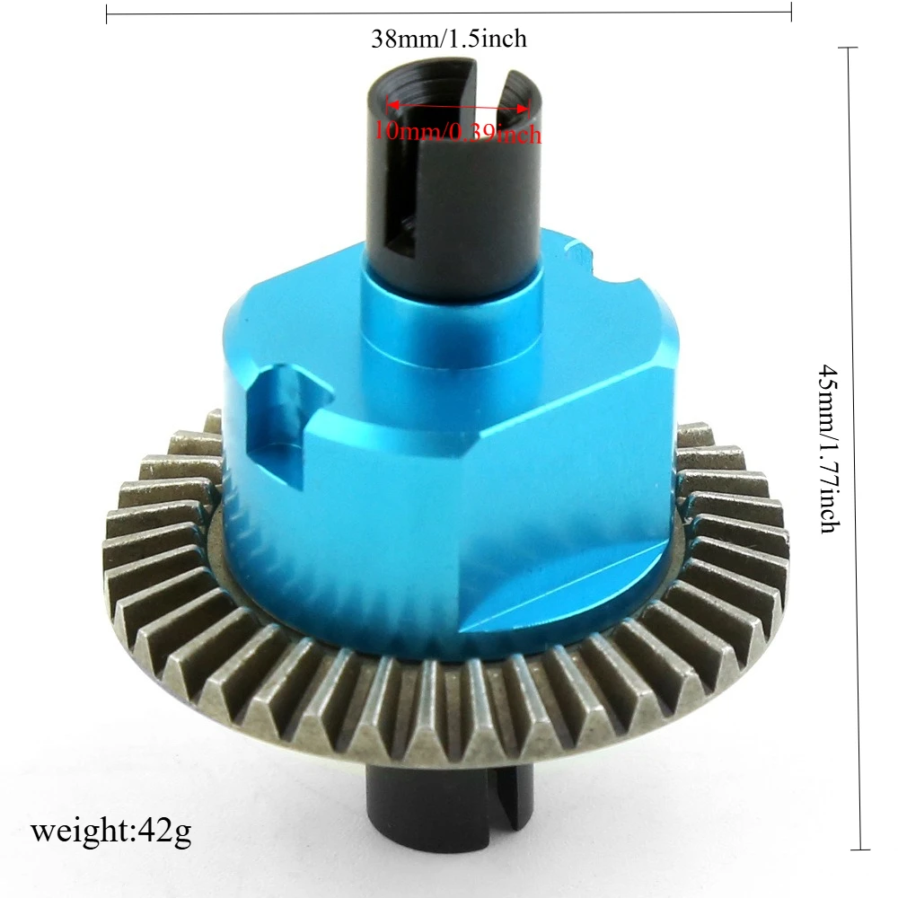 

Дифференциал для радиоуправляемых моделей автомобилей HSP 02024 94122 94123 94111 94188, комплект дифференциальных шестерен, полностью металлическая улучшенная версия.