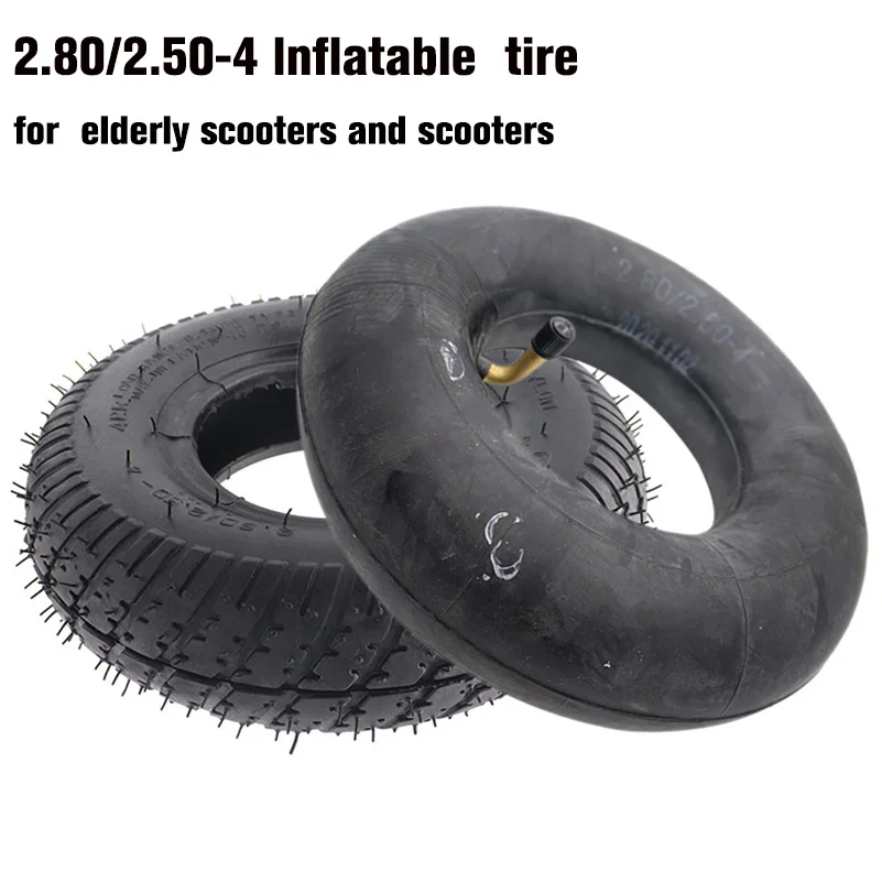 High quality 2.80/2.50-4 inflatable tires for electric scooters dust carts tire accessories