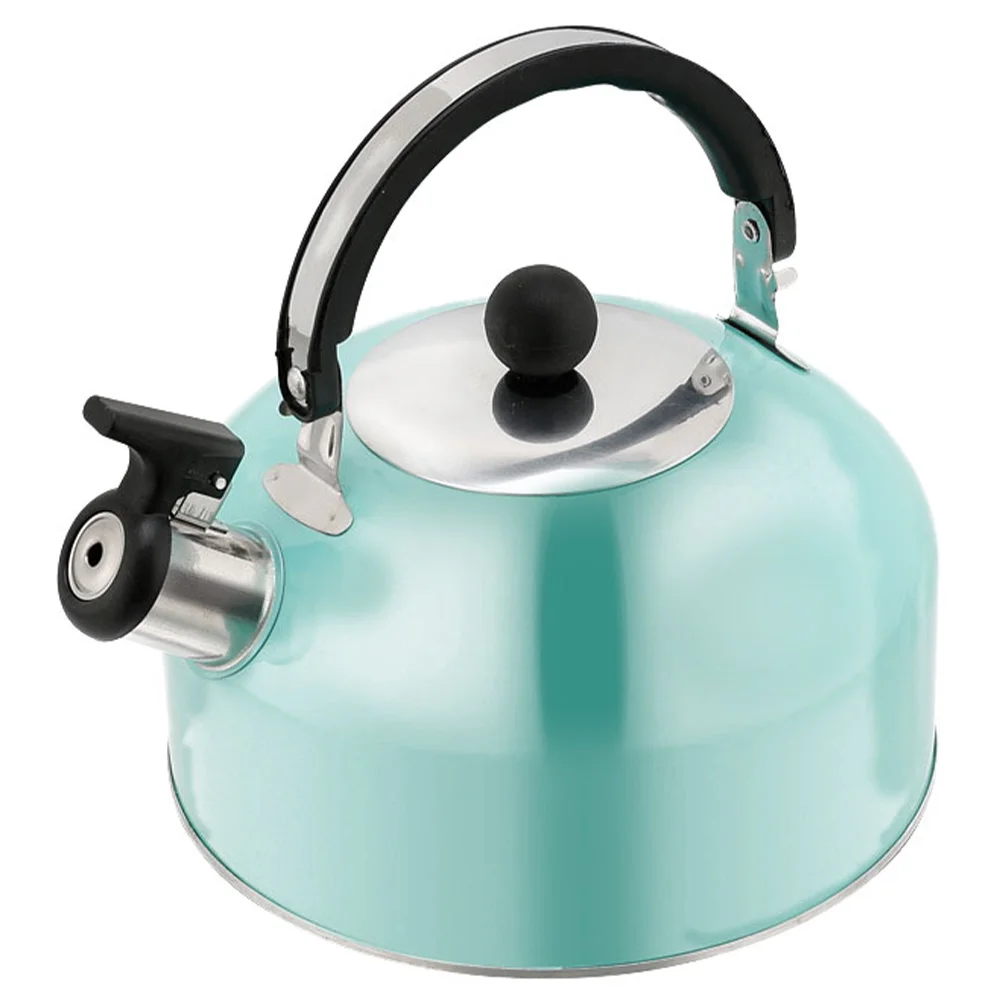 Pot Boiled Kettle Stainless Steel Tea Heating Home Teapot Plastic Whistling Water Pitcher