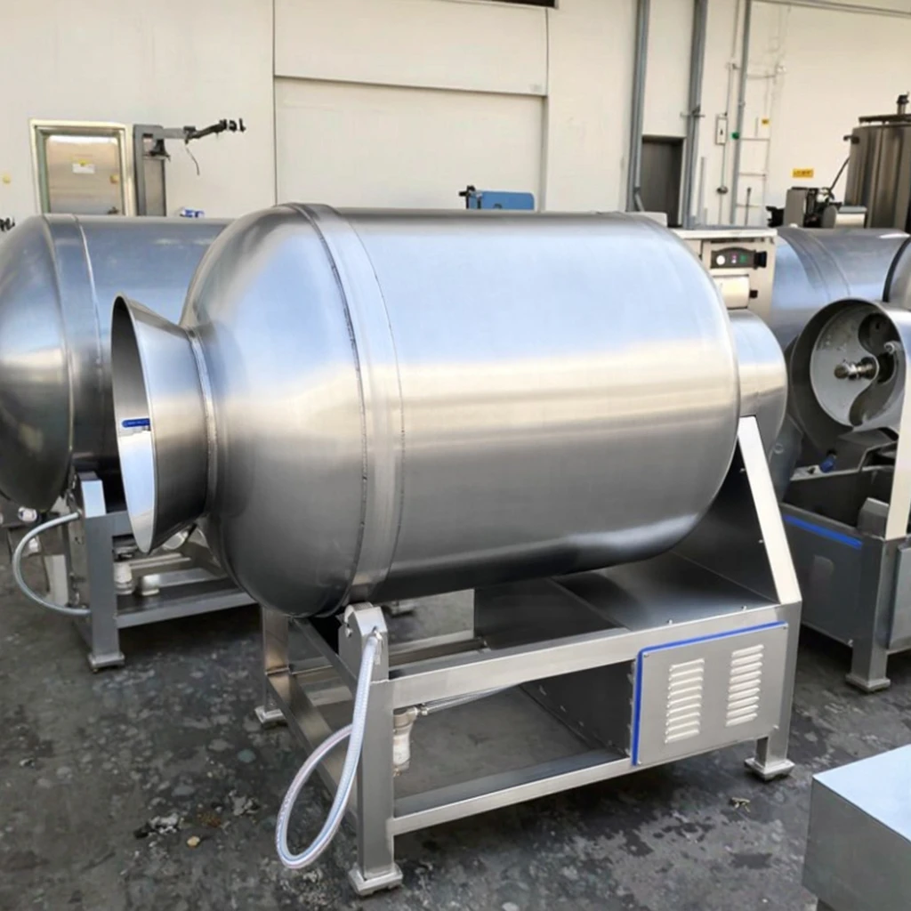 Automatic Industrial Vegetable Seafood Fish Beef Mutton Pork Vacuum Marinator Meat Tumbling Marinating Machine