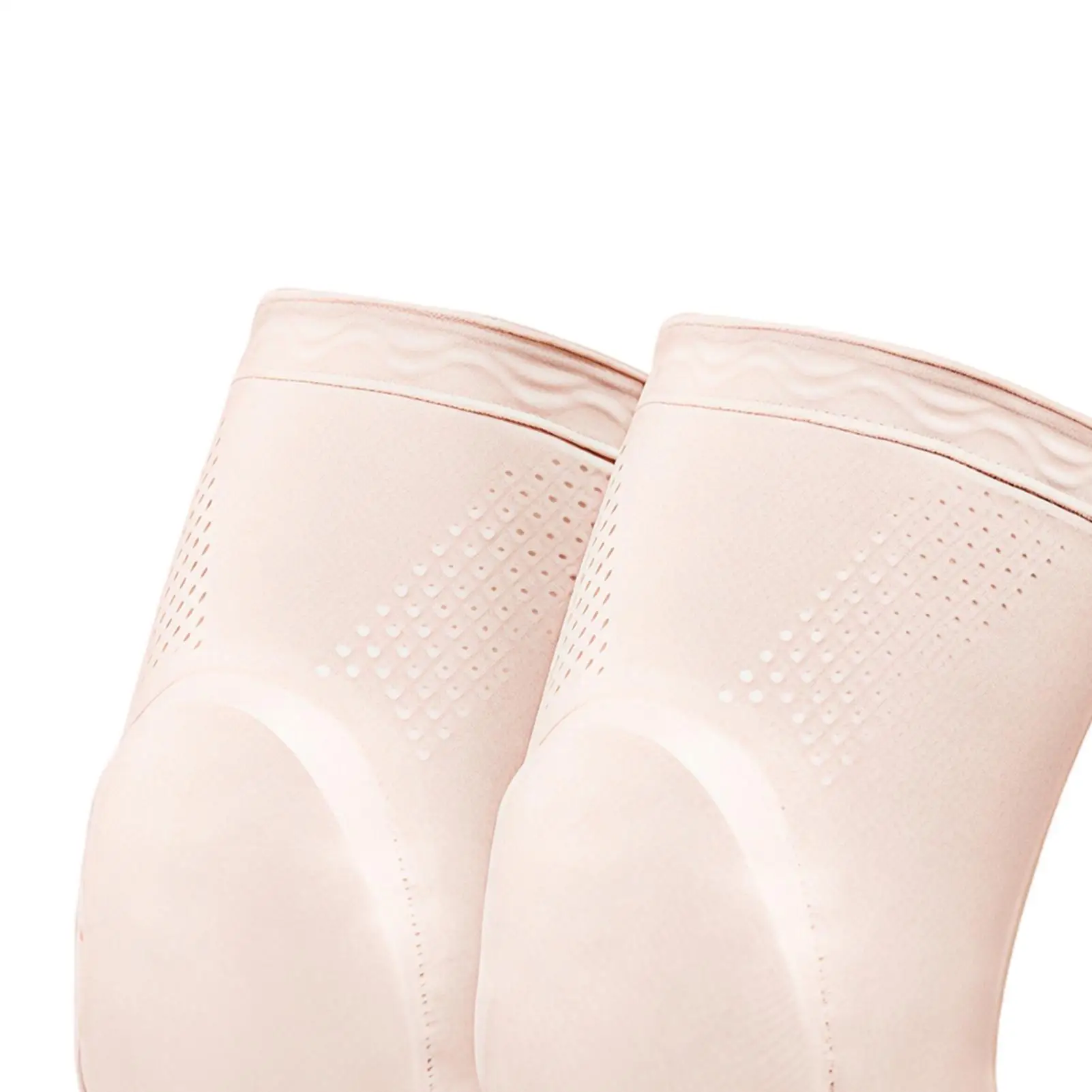 1 Pair Compression Knee Pad With Silicone Gel Pad Volleyball Knee Coverage Brace for Women Girls Dancers Yoga Pole Floor Dance