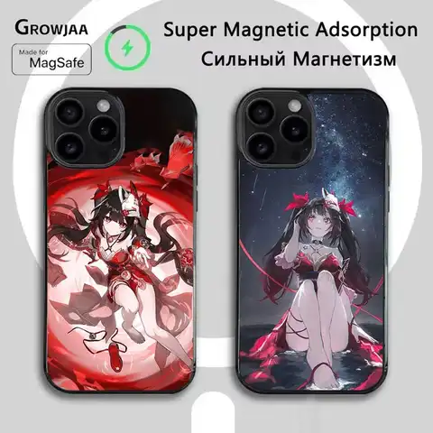 Hanabi Honkai Star Rail Sparkle Phone Case For iPhone 16e,16,15,14,13,12,11,Plus,Pro,Max,Mini Magsafe Magnetic Wireless Charging