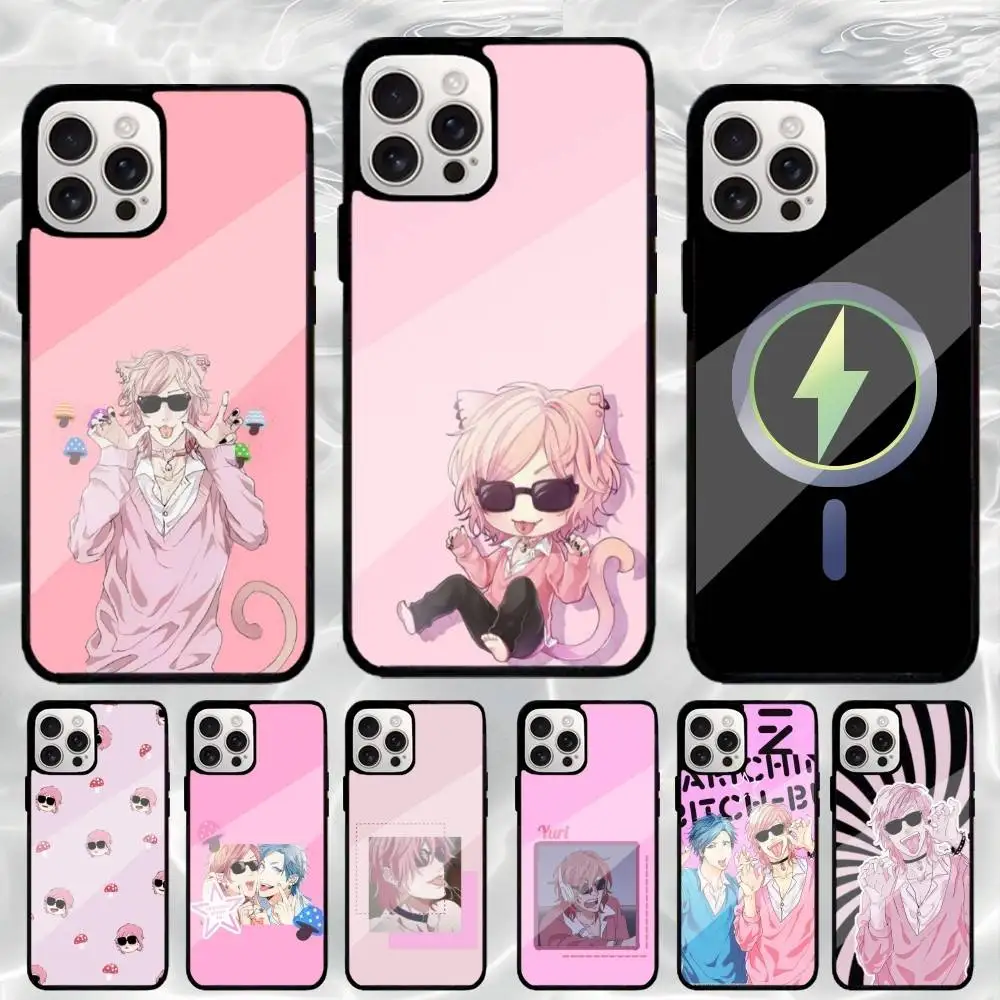 

A-Ayato Yuri Y-Yarichin Club Phone Case For iPhone17,16,15,14,13,12,11 Plus,Pro Max Magnetic For Magsafe Wireless Charging