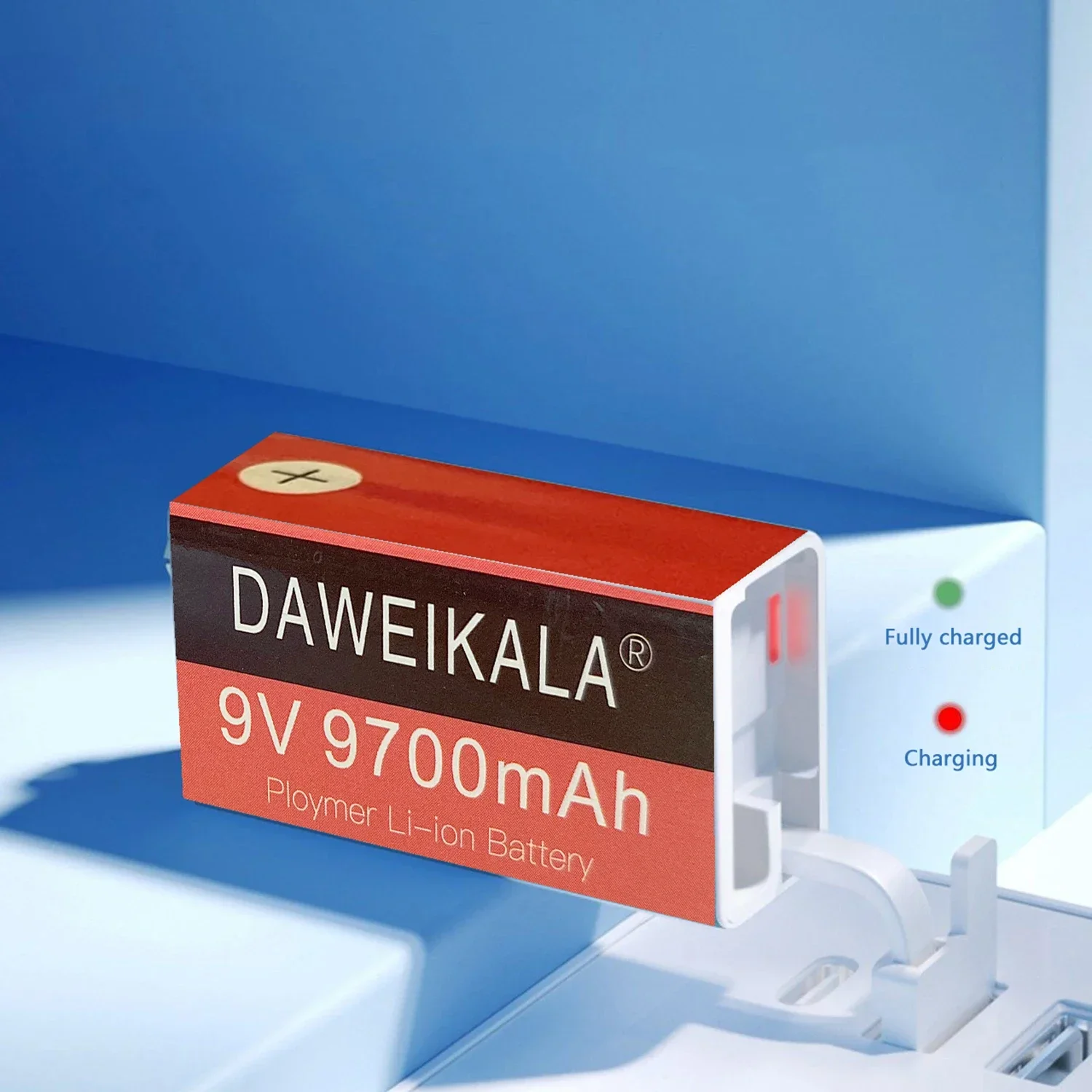 9V Battery Rechargeable battery 9700mAh Micro USB Battery 9v lithium for Multimeter Toy Remote Control Microphone Fast charging