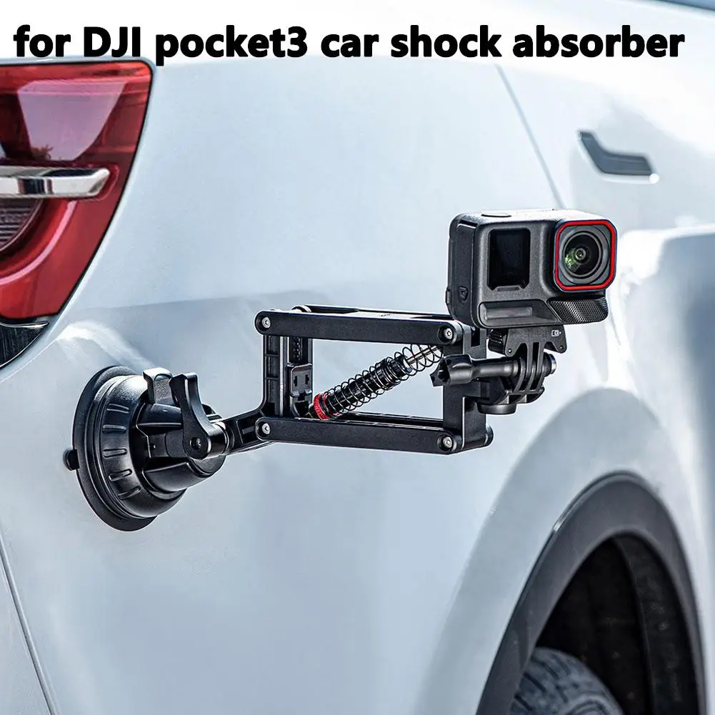 For DJI Pocket 3 Car Mount Bracket Support Arm Z-axis Vibration Damper Shock Absorber Arm for DJI POCKET Osmo Gopro Camera