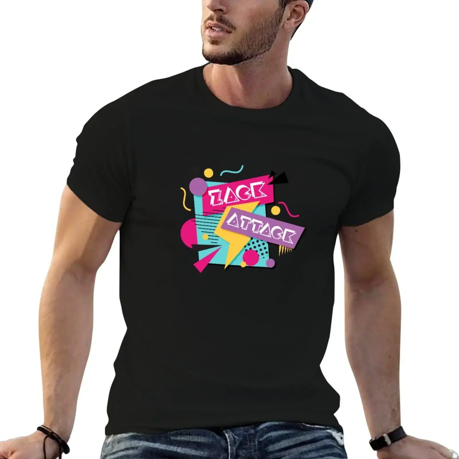 Saved by The Bell - Zack Attack T-Shirt shirts graphic tee man t shirt funny gifts t shirt men 100℅ cotton