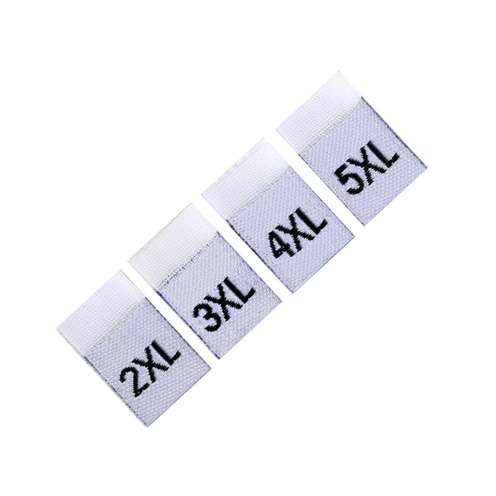 400 PCS White Dresser Clothing Size Label Clothes Labels Water Proof Garments Baby