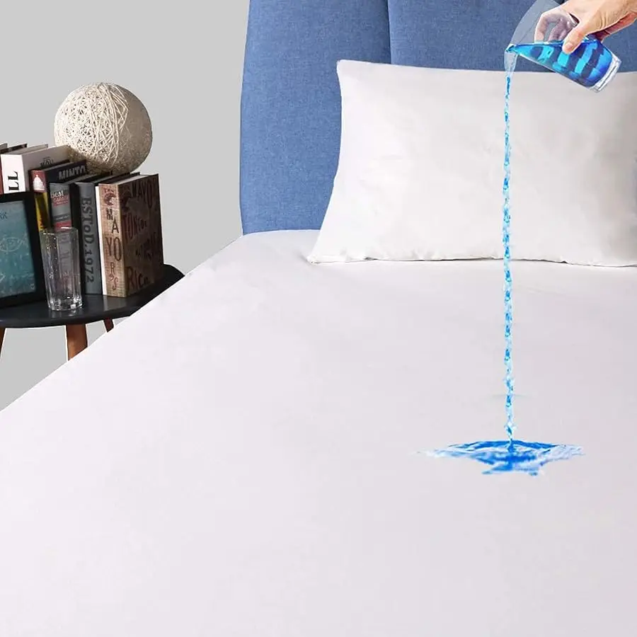 

Waterproof Mattress Protector, Full Size Premium Mattress Co er, Noiseless Breathable Soft, Fitted Deep Pocket 8-18 Inch Bed Co