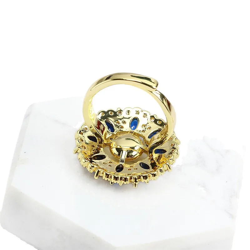 

Кольцо JZ067 из позолоченной меди с регулируемым размером, с жемчужной вставкой, заготовка для самостоятельного изготовления украшений