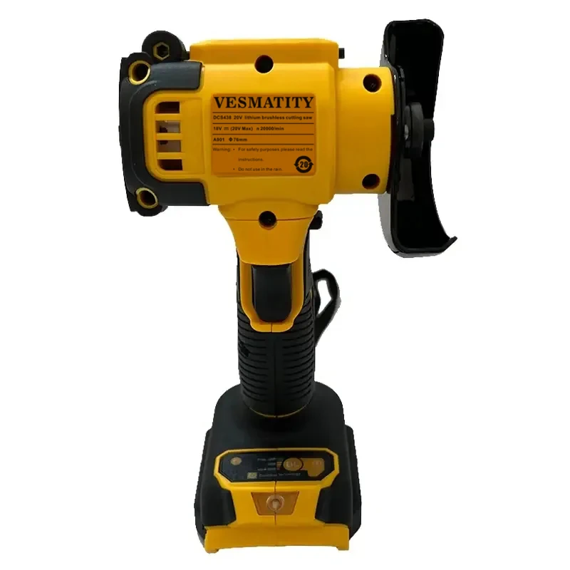 3 Inch Angle Grinder Mini Polishing Grinding Machine Electric Cutting Power Tools For DeWALT Battery
