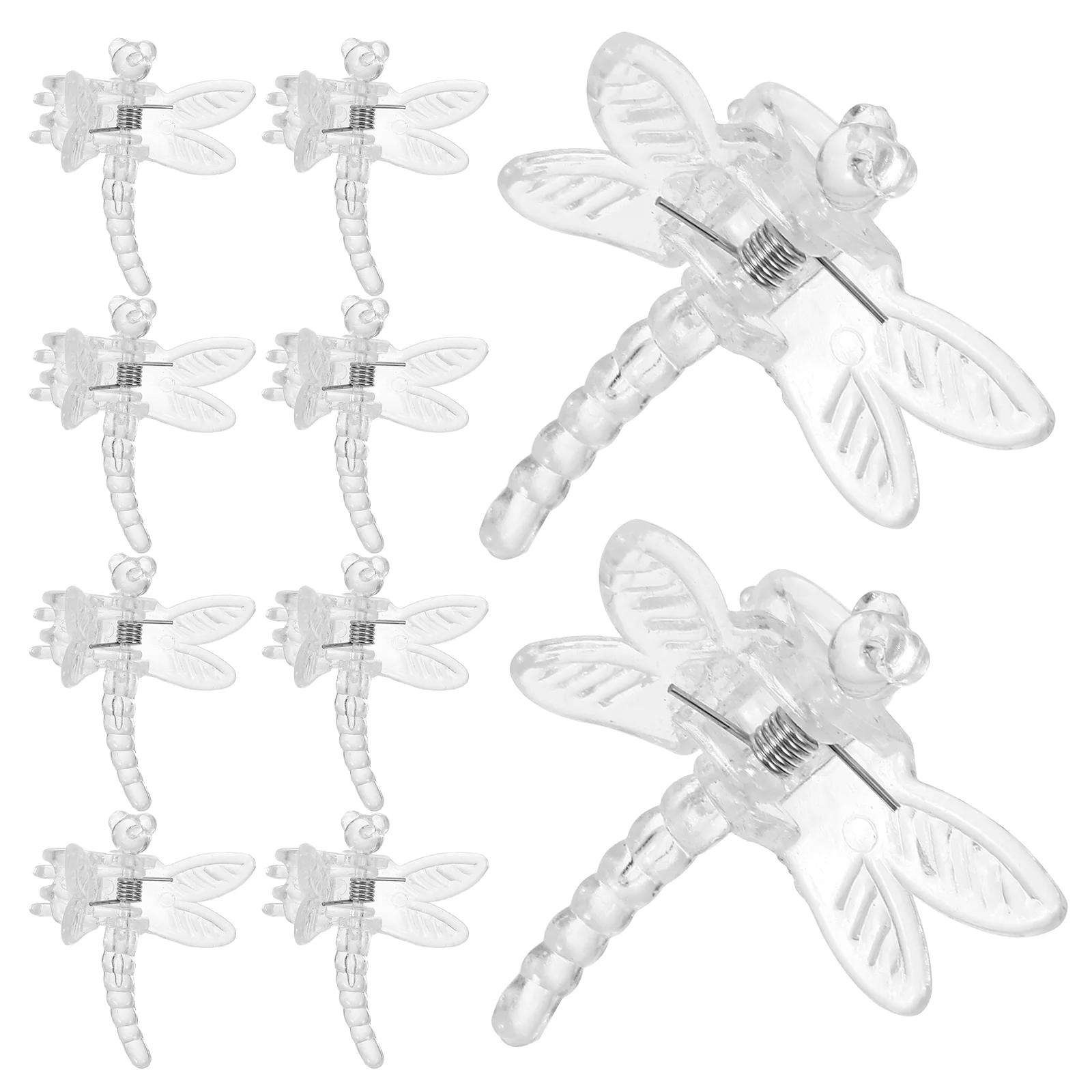 

10 Pcs Dragonfly Orchid Clip Plant Climbing Clamp Vine Clips Grafting Garden Fixing Mini