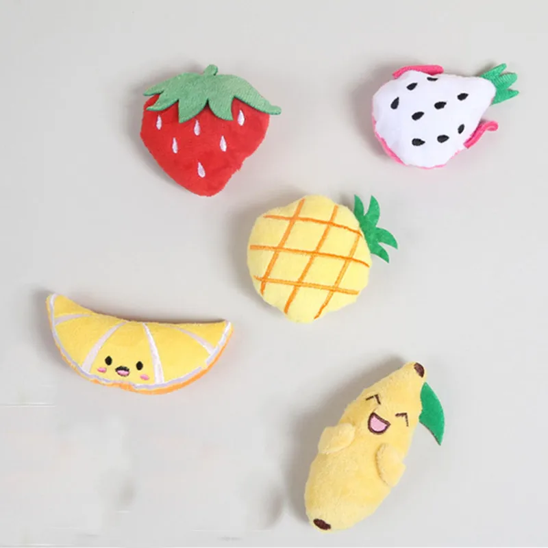 Banana Pineapple Strawberry Pitaya Orange Fruit Series Cat Plush Toy Doll