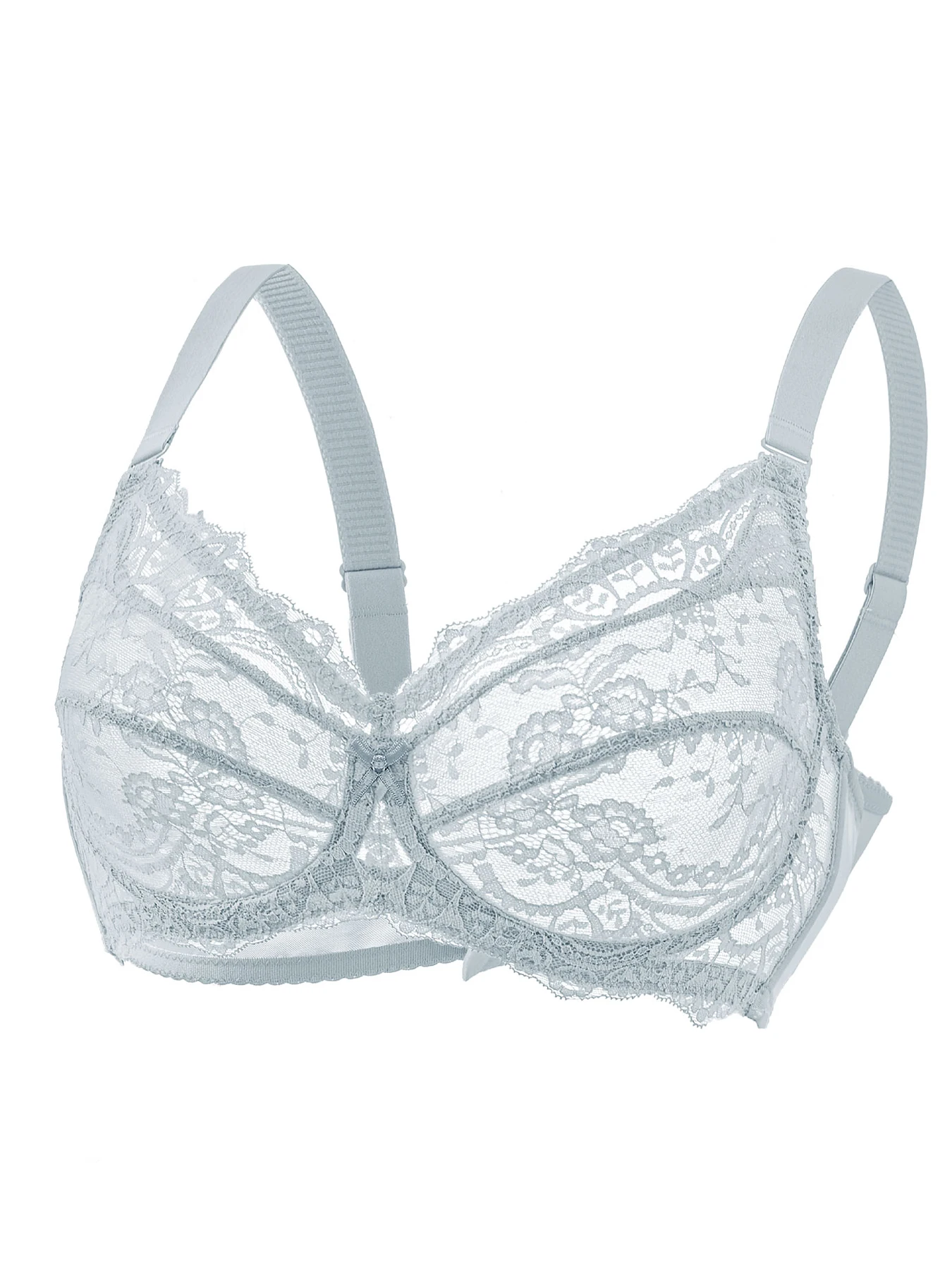 Lace Push Up Supportive Minimizer Bras for Women Full Coverage Unlined Bras with Underwire 5122