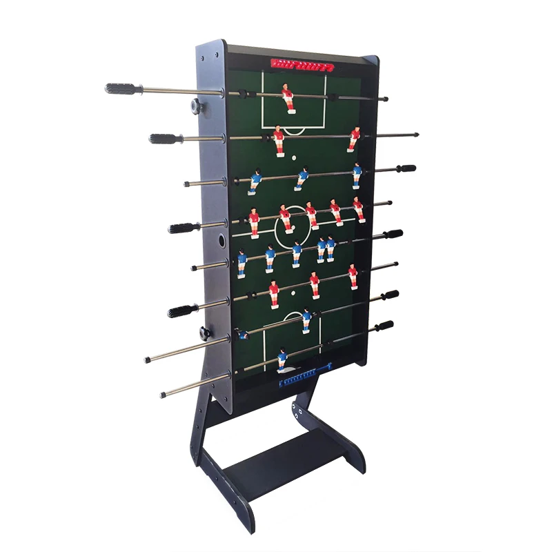 Foldable leg baby foot game 4FT soccer table cheap foosball football table for sale