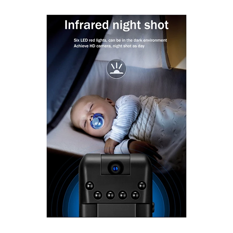 مسجل كاميرا للرؤية الليلية محمول ، تسجيل المؤتمر ، قلم تسجيل الفيديو ، 4K HD